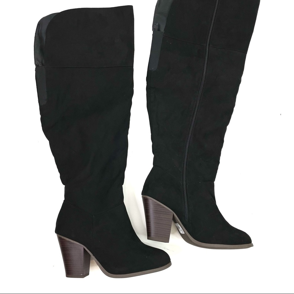 Lane Bryant Black Over The Knee New Boots